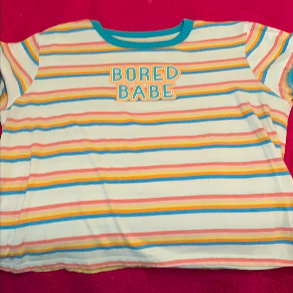 Color striped shirt